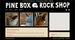 Desktop Screenshot of pineboxrockshop.com